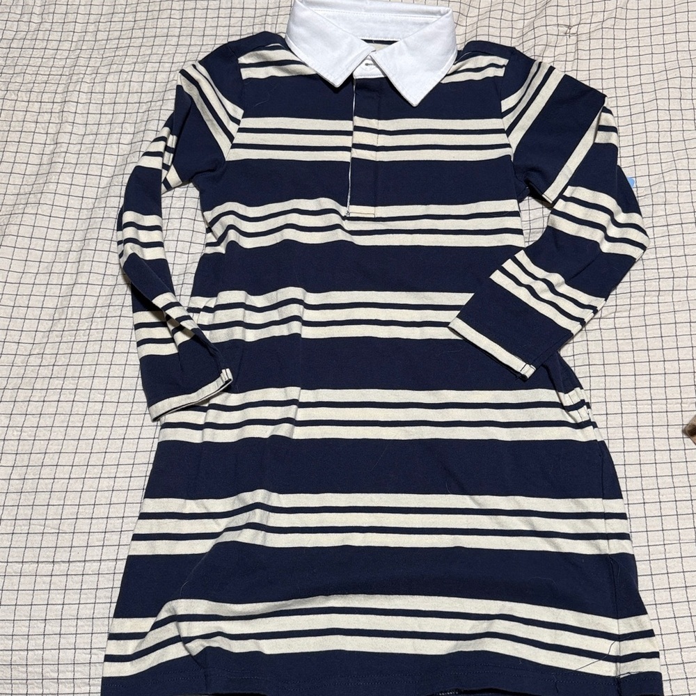 NWT GAP Striped blue and White Kids Dress sz 6/6x